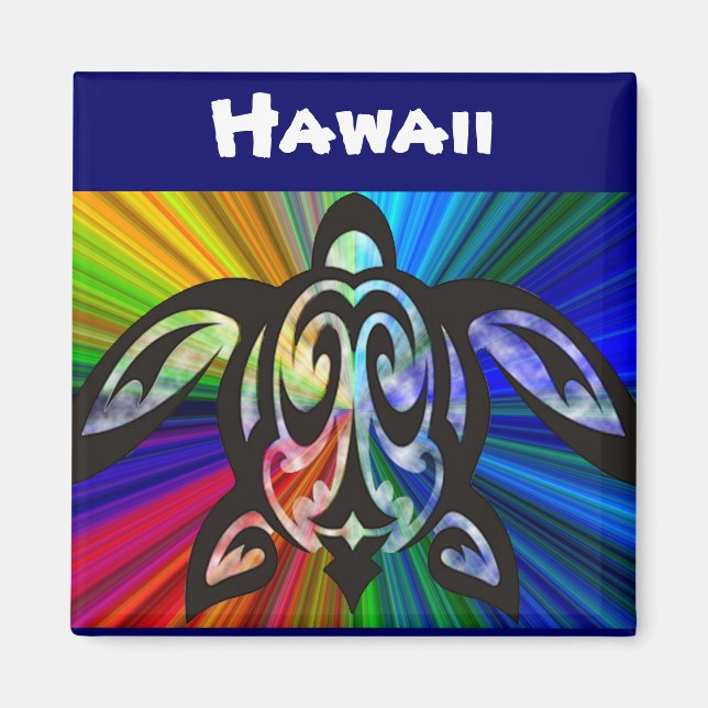 Hawaiian Turtle Honu magnet (Framsidan)