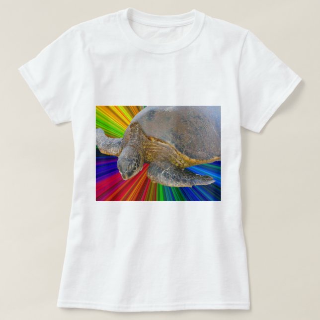 Hawaiian Turtle Honu shirt T-shirt (Design framsida)