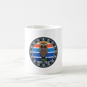 Hawaiian Uggla Pueo Tecknad Kaffemugg