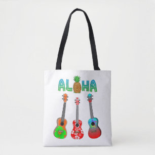 Hawaiian Ukulele Aloha Hawaii Tygkasse