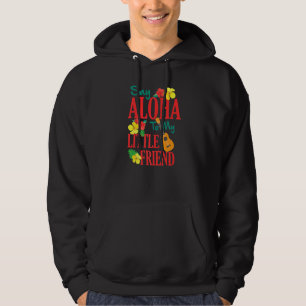 Hawaiian Ukulele Uke säger Aloha till min lilla vä Hoodie