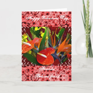 Hawaiian Valentiness Card Helgkort