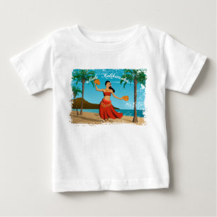 Hawaiian Vintage Mele Kalikimaka Postcard T Shirt