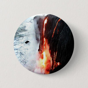 Hawaiian Volcano Button Knapp