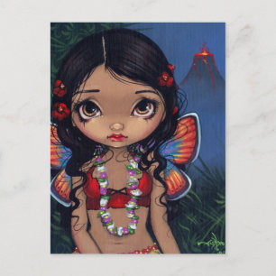 "Hawaiian Volcano Fairy" vykort