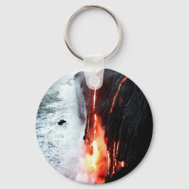 Hawaiian Volcano Keychain Nyckelring