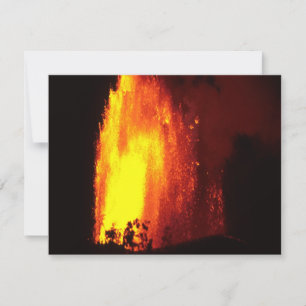 Hawaiian Volcano Lava-inbjudan Inbjudningar