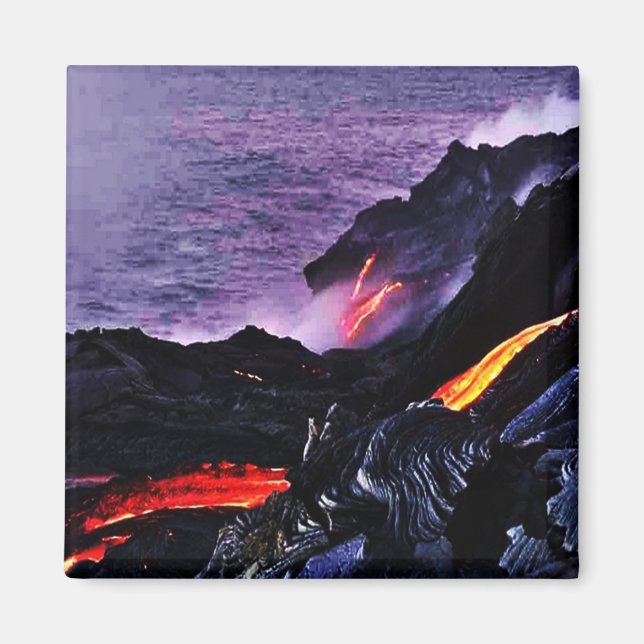 Hawaiian Volcano Magnet (Framsidan)