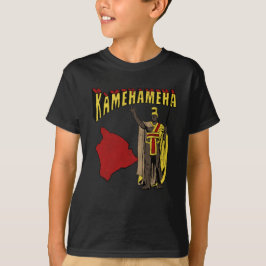 Hawaiian Warrior Chief King Kamehameha Vintage  T Shirt