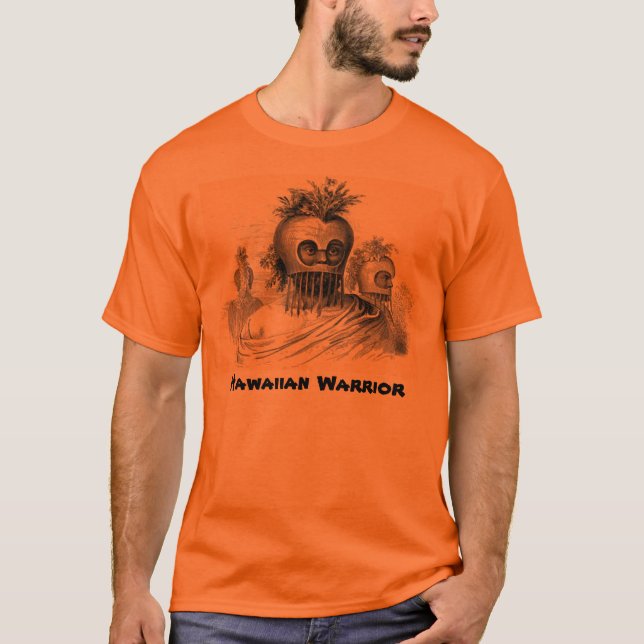 Hawaiian Warrior Manar T-Shirt (Framsida)