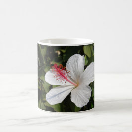 Hawaiian White Hibiscus Kaffemugg