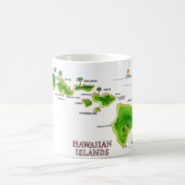 Hawaiianöarna Handritad Mugg