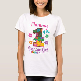 Hawaiiansk aloha-Mamman på första födelsedagen T Shirt