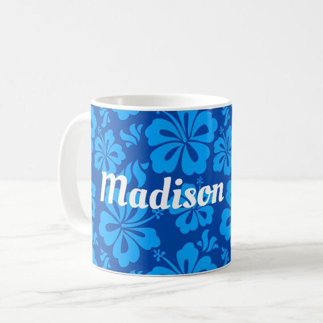 Hawaiiansk blomma mugg (Framsida vänster)