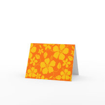 Hawaiiansk Hula (Hibiskus) Orange Mix