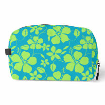 Hawaiiansk Hula (Hibiskus) Teal Lime