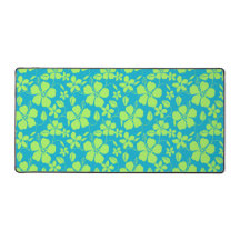 Hawaiiansk Hula (Hibiskus) Teal Lime