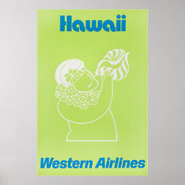 Hawaiiansk konst Hawaii tryck västerländsk resa af