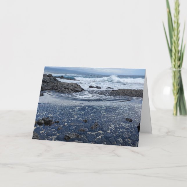 Hawaiiansk naturlandskapsfotografering tack kort (Framsida)