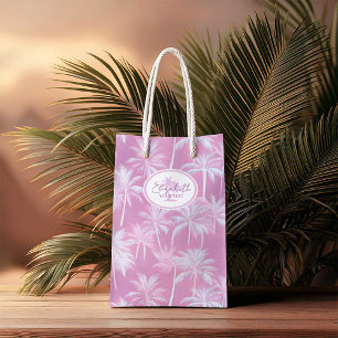 Hawaiiansk palmtree siluett mönster Plommon ID1093