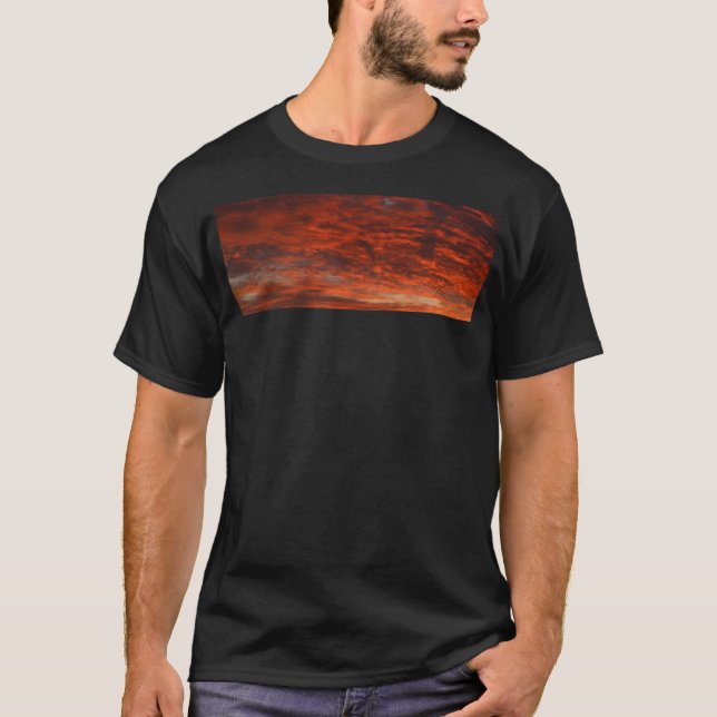 Hawaiiansk solnedgång t shirt (Framsida)