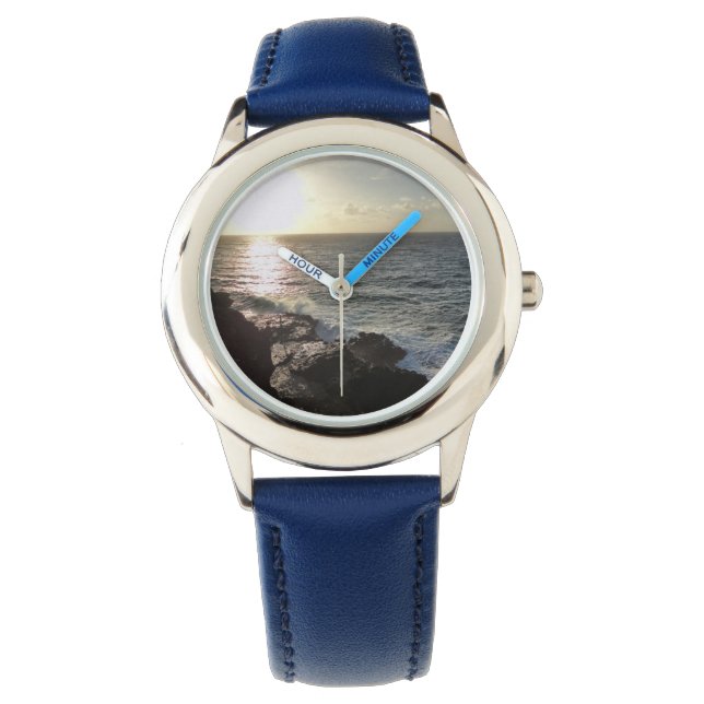 Hawaiiansk soluppvaktning armbandsur (Framsida)