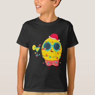 Hawaiiansk sommar tropisk jul citron rolig jul t shirt