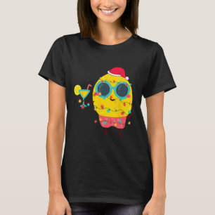 Hawaiiansk sommar tropisk jul citron rolig jul t shirt