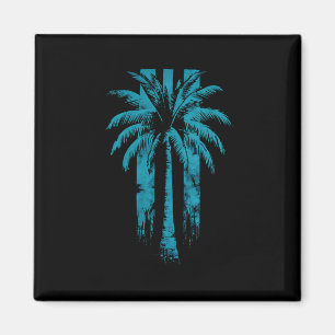 Hawaiiansk strand sommar tropisk semester palmer magnet