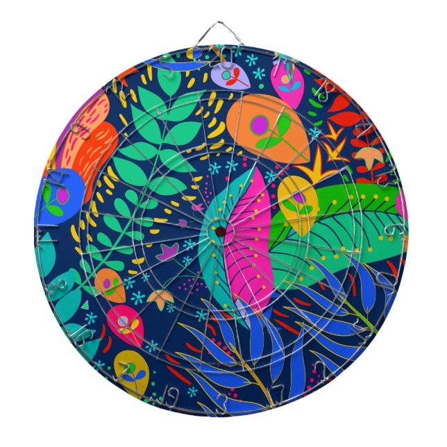 Hawaiiansk tropisk djungel darttavla (Framsidan)