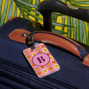 Hawaiiansk tropisk frukt Rosa anpassningsbar bagag Bagagebricka