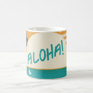Hawaiianska/Aloha/Tropical/strand Kaffemugg