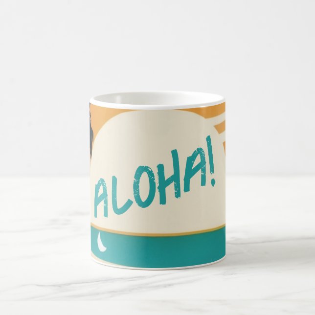 Hawaiianska/Aloha/Tropical/strand Kaffemugg (Center)