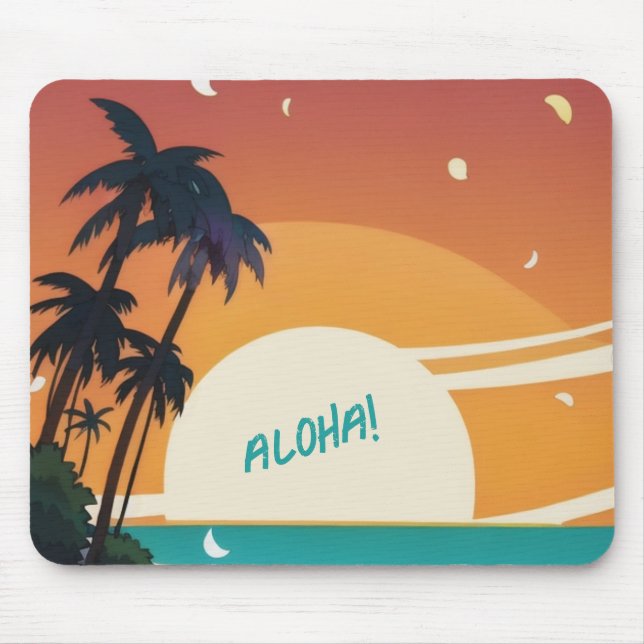 Hawaiianska/Aloha/Tropical/strand Musmatta (Framsidan)