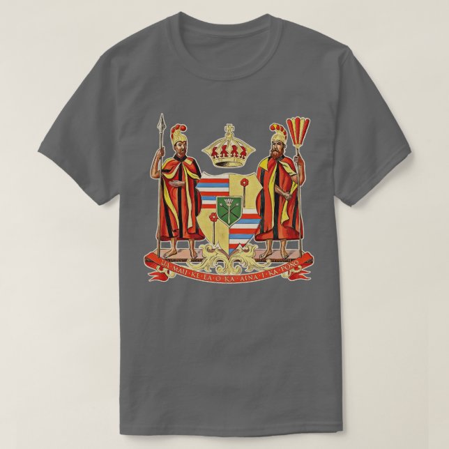 Hawaiianska kungariket Jackar om Arm T Shirt (Design framsida)