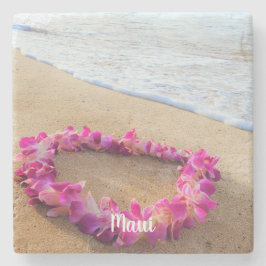Hawaiianska lei på Sandy Beach Stenunderlägg