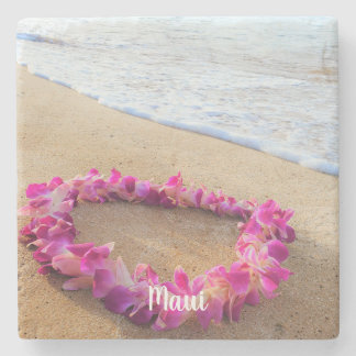 Hawaiianska lei på Sandy Beach Stenunderlägg
