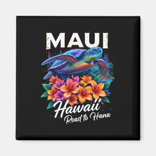 Hawaiianska Maui Oceanstrand Hawaii Sköldpadda Sem Magnet