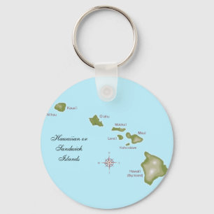 Hawaiianska öarna nyckelring