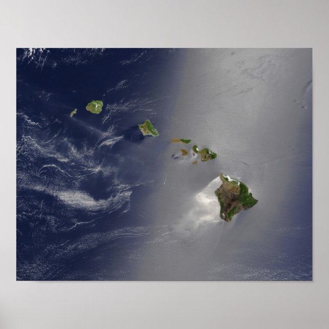 Hawaiianska öarna poster (Framsidan)