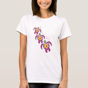 Hawaiianska ohana Honu Sea Turtles T Shirt