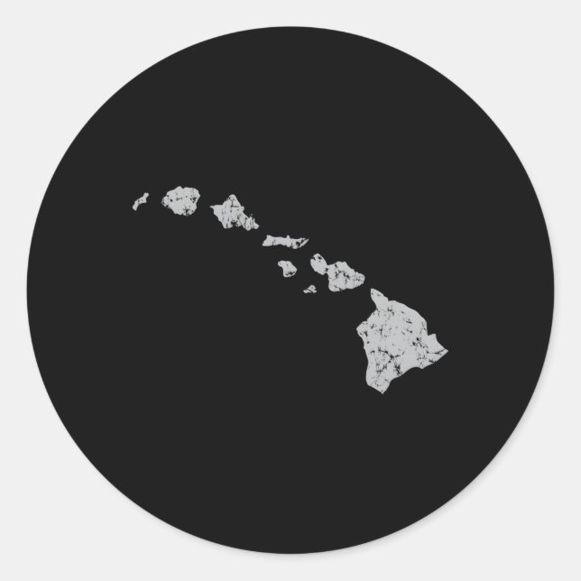 Hawaiianska ökedjan runt klistermärke (Framsida)