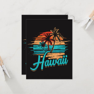 Hawaiianska önska tropisk hawaii semester inbjudningar