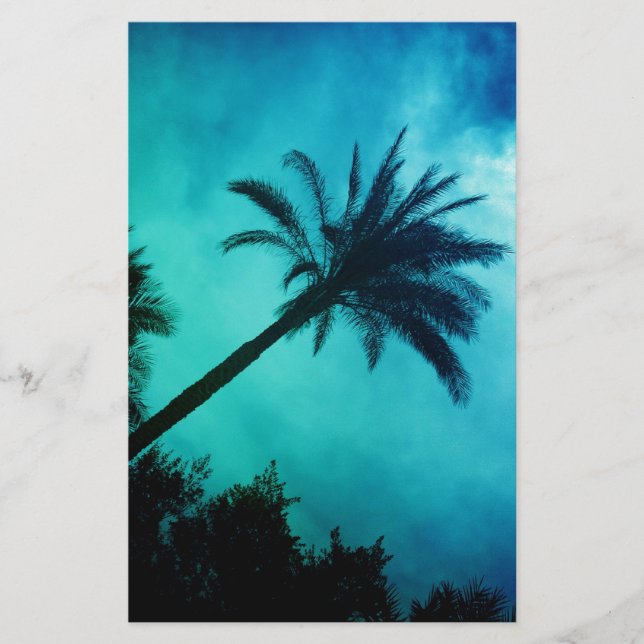 Hawaiianska palmer brevpapper (Framsida)