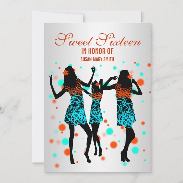 Hawaiianska söttons fest på ön inbjudningar (Framsida)