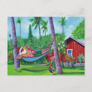 Hawaiianske tomten på semester på Hawaii Vykort