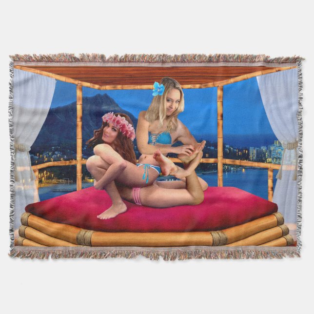 Hawaiianskt fantasim wrestling filt (Framsidan)