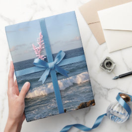 Hawaiianskt havslandskapsfoto presentpapper