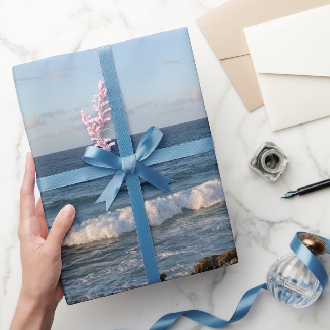 Hawaiianskt havslandskapsfoto  presentpapper (Gifting)