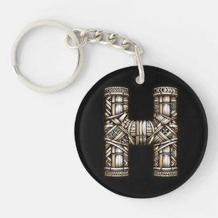 Hawaiianskt polynesiskt Aloha-brev H Anpassad init